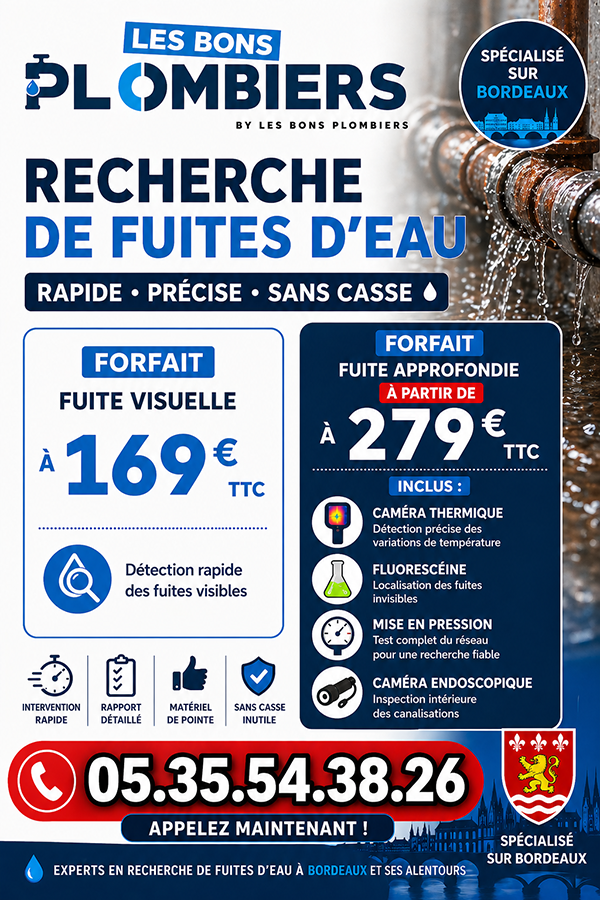 Recherche de Fuite Loubens 33190